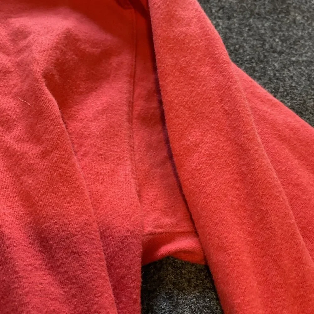 Champion Long Sleeve T-Shirt Men Size Medium Red And White - Picture 5 of 9
